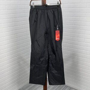 33,000ft Pants Men Medium Black Track Waterproof Windproof Rain Hiking Nylon NWT